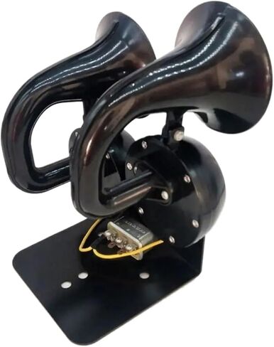 Double Snail Flute Car Truck Motorcycle Universal Horn Tweeter Super Loudspeaker 12V24V(12V) in Kuwait