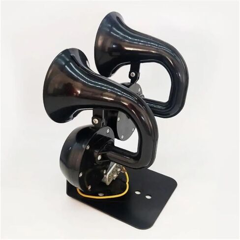 Double Snail Flute Car Truck Motorcycle Universal Horn Tweeter Super Loudspeaker 12V24V(12V) in Kuwait