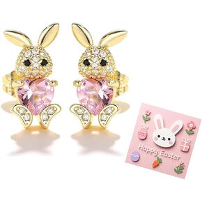 Easter Earrings for Women Cute Rabbit Bunny Earrings Peeps Spring Jewelry Gifts Easter Basket Stuffers Dresses Outfit Accessories in Kuwait
