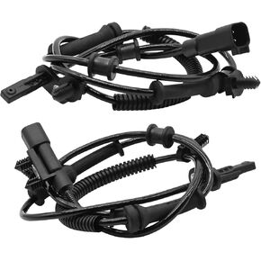 2 قطعة مستشعر سرعة العجلات الأمامية اليسرى واليمنى متوافق مع دودج دورانجو بديل لسيارة جيب جراند شيروكي 56029447Ae، 56029447Af Als2059 11 12 13 14 15 2011 2012 2013 2014 2015 in Kuwait