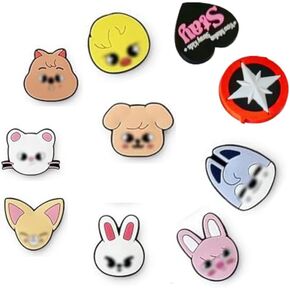 Cute Animal Shoe Charms, Cartoon Character Shoe Decor Charm for Clog Sandals Accessories in Saudi Arabia