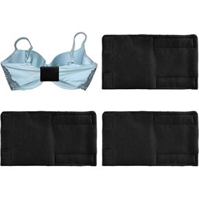 3 عبوات من أغطية حمالات الصدر القطنية القابلة للتنفس | منصات حزام الظهر الناعمة | توقف عن احتكاك حمالات الصدر وتهيج الخطافات in Kuwait