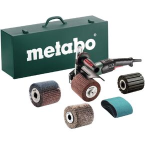 Metabo 4-Inch Variable Speed Burnisher Kit, 800-3,000 RPM, 14.5 Amp w/Lock-on, Accessory Set, Electronics, SE 17-200 RT SET, 602259620, Green in Saudi Arabia