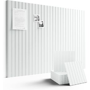 بديل لوحة الفلين Fluxynara: لوحات جدارية كبيرة مقاس 48 بوصة × 36 بوصة مع 70 علامة لاصقة آمنة قابلة للإزالة - 12 حزمة للوحة الرؤية للمنزل والمكتب والفصول الدراسية - دقيق الشوفان in Kuwait