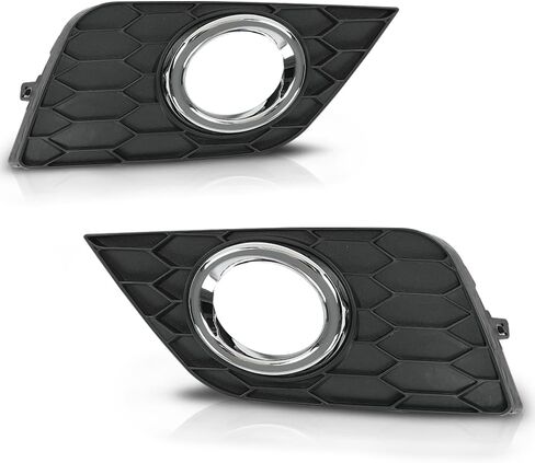 LQI Fog Light Covers Frames Matte Black Pair Compatible with BMW 3 Series E46, Fit for BMW E46 M3 2-Door 2001-2006 Left and Right Bumper Fog Lamp Cover in Saudi Arabia