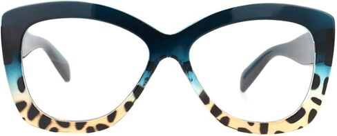Vintage Eyewear Frame Leopard Print Sunglasses Titanium Eyewear Frames Glasses Frame Anti-Blue Light Women's Eyewear Frames in Saudi Arabia