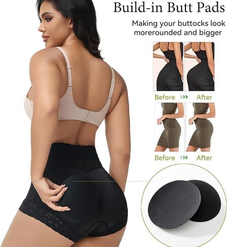 Pehhim Butt Lifter Panties with Pads Lace Tummy Control Shapewear Fajas Colombianas Moldeadoras Comfortable underwear in Saudi Arabia