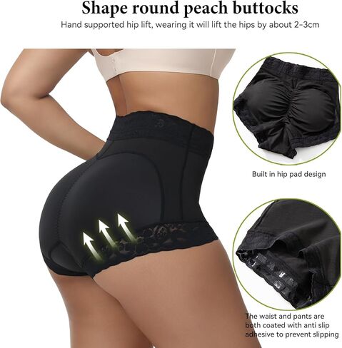 Pehhim Butt Lifter Panties with Pads Lace Tummy Control Shapewear Fajas Colombianas Moldeadoras Comfortable underwear in Saudi Arabia
