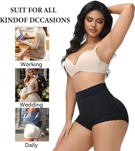 Pehhim Butt Lifter Panties with Pads Lace Tummy Control Shapewear Fajas Colombianas Moldeadoras Comfortable underwear in Saudi Arabia