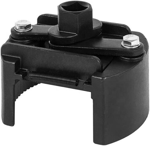 مفتاح فلتر زيت قابل للتعديل، أداة إزالة فلتر الزيت العالمية، فولاذ مزخرف، 60-80 ملم 2-3/8 إلى 3-1/8 بوصة، محرك 1/2 بوصة، لصيانة سيارة شاحنة SUV UTV in Kuwait