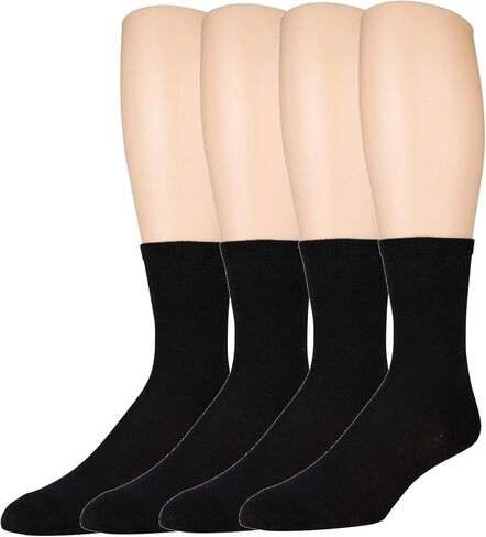 جوارب نسائية من George - خفيفة الوزن وناعمة لمنتصف الساق - مقاس 4-10 (أسود) in Kuwait