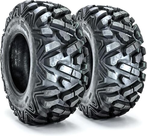 مجموعة من 2 (اثنين) Airloc Avenger A/T ATV ​​UTV إطارات شعاعية لجميع التضاريس للطرق الوعرة - 27x9.00R14 27x9R14 27x9x14 نطاق تحميل 8 طبقات BSW جدار جانبي أسود in Saudi Arabia