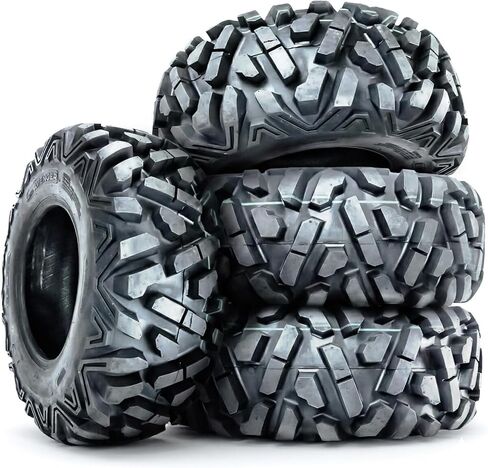 مجموعة من 2 (اثنين) Airloc Avenger A/T ATV ​​UTV إطارات شعاعية لجميع التضاريس للطرق الوعرة - 27x9.00R14 27x9R14 27x9x14 نطاق تحميل 8 طبقات BSW جدار جانبي أسود in Saudi Arabia