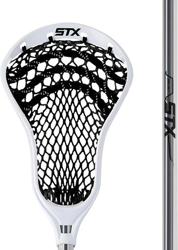 STX Lacrosse Stallion 50 Youth Lacrosse Complete Stick, Platinum/White, 39" in Kuwait