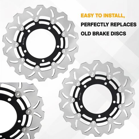 for Suzuki B-King GSX1300BK ABS 2008-2012 Front Rear Brake Disc Rotors Pads in Saudi Arabia
