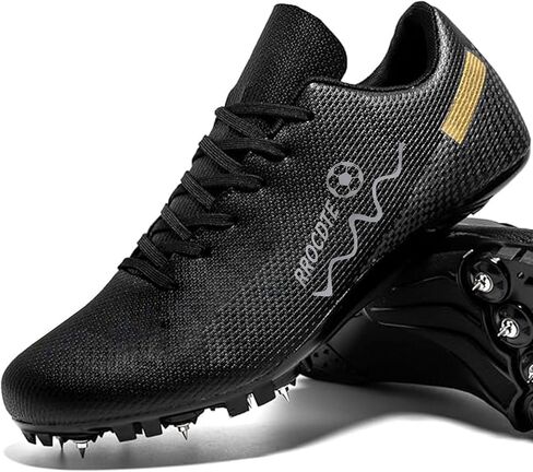 Men's Track Spikes Shoes Lightweight Professional Running Racing Jumping Sprint Shoe in Saudi Arabia
