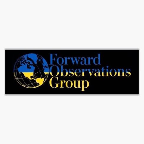Magnet Fog Forward Observations Group Ukraine Magnetic Sticker Decal 5" in Saudi Arabia