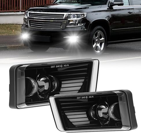 مجموعة مصابيح الضباب LED من SUPAREE لـ 2015-2020 Ford F150 و2017-2018 Ford F250 F350 Super Duty، 6000K أبيض، IP68 مقاوم للماء، معتمد من DOT & SAE، استبدال التوصيل والتشغيل، حزمة من 2 in Saudi Arabia