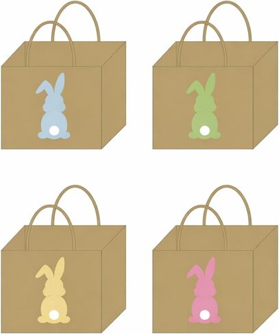 Tenceur 48 Pcs Mini Christmas Kraft Gift Bags with Handle Small Xmas Paper Treat Bags with Snowflake Xmas Tree Plaid Reindeer Car Patterns for Merry Christmas Holiday Party Favor Supplies in Saudi Arabia