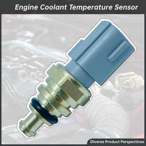 Engine Coolant Temperature Sensor Compatible with Ford 2015-2019 F-350 F-450 F-550 Super Duty 2001-2007 Courier 2015-2016 C-Max 2012-2016 Edge 2001-2019 Escape 2001-2015 Explorer 2006-2019 Fusion in Kuwait
