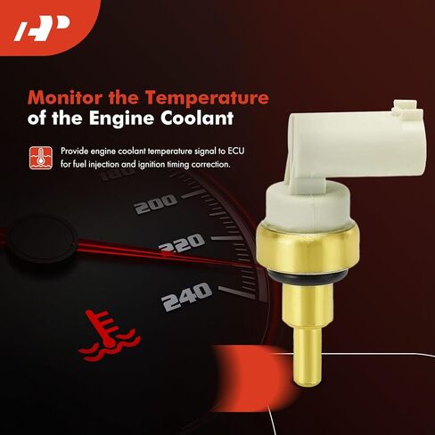 A-Premium Engine Coolant Temperature Sensor [2 Pins] Compatible with Chevrolet Aveo 2009-2011, Aveo5 2009-2011 & Pontiac G3 2009-2010 in Saudi Arabia