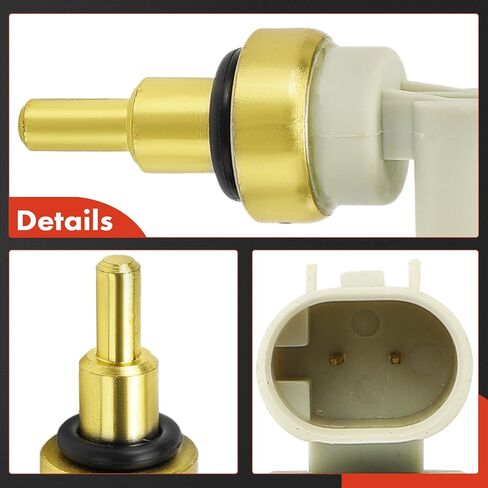 A-Premium Engine Coolant Temperature Sensor [2 Pins] Compatible with Chevrolet Aveo 2009-2011, Aveo5 2009-2011 & Pontiac G3 2009-2010 in Saudi Arabia