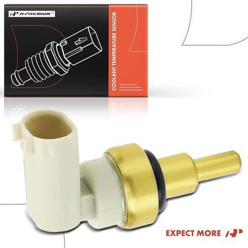 A-Premium Engine Coolant Temperature Sensor [2 Pins] Compatible with Chevrolet Aveo 2009-2011, Aveo5 2009-2011 & Pontiac G3 2009-2010 in Saudi Arabia