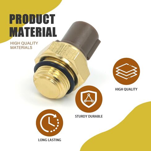 Engine Coolant Temperature Sensor Compatible with 1992-2001 Civic 1995-2004 Odyssey 1992-2001 Civic 1995-2004 Odyssey,Replacement for OEM 37760-P00-003. in Kuwait