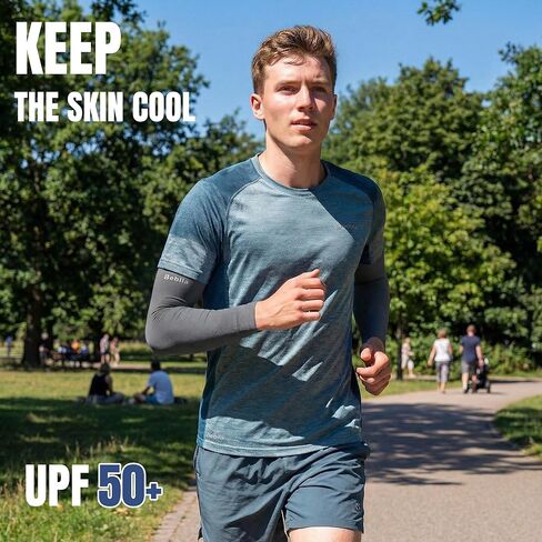 Bebila Arm Sleeves for Men Women, UV Sun Protection Sports Cooling Compression Sleeves for Basketball Golf Outdoor in Saudi Arabia