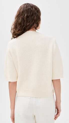 ANINE BING Women's Ivory Christa Cardigan in Saudi Arabia