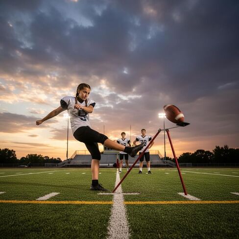 حامل كرة القدم Markwort WIZARD KICKING STIX، أحمر، أبيض in Kuwait