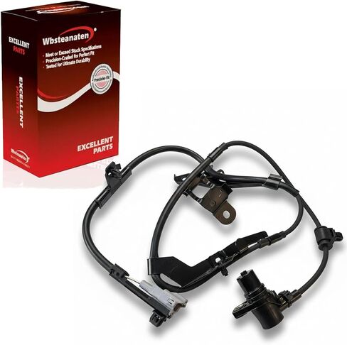 مستشعر سرعة عجلة ABS قطعة واحدة: أمامي يسار متوافق مع Toyota 2001-2007 Sequoia V8 4.7L, 2000-2006 Tundra V6 3.4L V8 4.7L V6 4.0L in Saudi Arabia