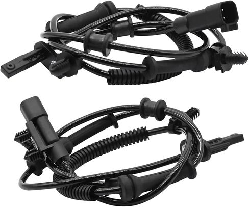 2 قطعة مستشعر سرعة العجلات الأمامية اليسرى واليمنى متوافق مع دودج دورانجو بديل لسيارة جيب جراند شيروكي 56029447Ae، 56029447Af Als2059 11 12 13 14 15 2011 2012 2013 2014 2015 in Kuwait