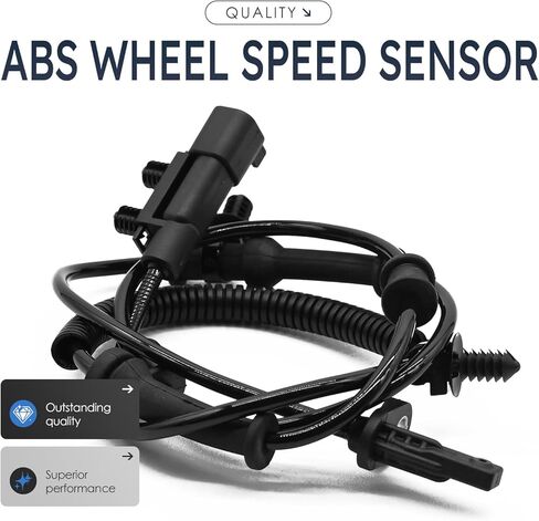 2 قطعة مستشعر سرعة العجلات الأمامية اليسرى واليمنى متوافق مع دودج دورانجو بديل لسيارة جيب جراند شيروكي 56029447Ae، 56029447Af Als2059 11 12 13 14 15 2011 2012 2013 2014 2015 in Kuwait