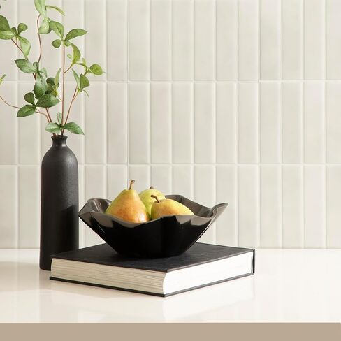 Kate and Laurel Flutte Scalloped Decorative Metal Serving Bowl; 10 x 10 x 3; Black Nickel; Modern Wavy Fruit Bowl for Kitchen Counter or Use as Tabletop Storage for an Entryway Table in Saudi Arabia