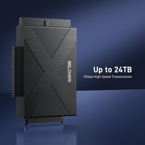 محول USB 3.0 إلى IDE وSATA، محول محرك الأقراص الصلبة الخارجي لقرص القرص الصلب SATA أو IDE HDD SSD العالمي مقاس 2.5 أو 3.5 بوصة، محول IDE وSATA مع محول طاقة 12 فولت in Kuwait