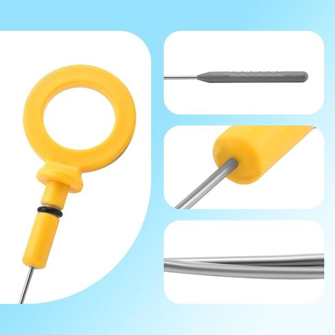 Engine Oil Dipstick Compatible with Ford F250 F350 F450 F550 Super Duty 6.4L Powerstroke Diesel 2008 2009 2010 Replaces 8C3Z6750A in Saudi Arabia
