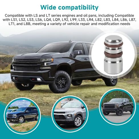 لقابس وعاء زيت أنبوب مقياس العمق متوافق مع تريل بليزر LS1، LS2، LS3، LS6، LQ4، LQ9، L92، L99، L33، LR4، L82، L83، L84، L86، L87، LT1، وL8B من الألومنيوم الخام مع حلقة O in Kuwait