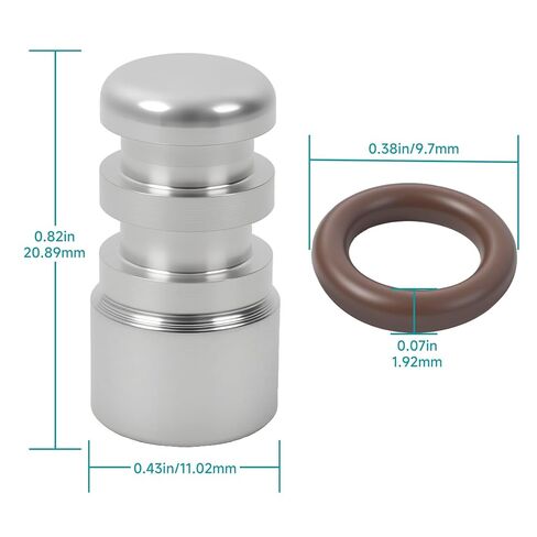 لقابس وعاء زيت أنبوب مقياس العمق متوافق مع تريل بليزر LS1، LS2، LS3، LS6، LQ4، LQ9، L92، L99، L33، LR4، L82، L83، L84، L86، L87، LT1، وL8B من الألومنيوم الخام مع حلقة O in Kuwait