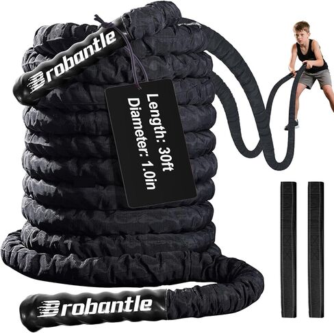 Battle Rope Battle Ropes for Exercise Workout Rope Exercise Rope Battle Ropes for Home Gym Heavy Ropes for Exercise Training Ropes for Working Out Weighted Workout Rope Exercise Workout Equipment in Kuwait
