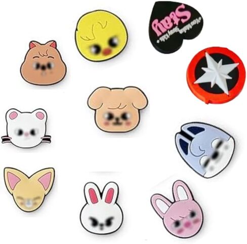 Cute Animal Shoe Charms, Cartoon Character Shoe Decor Charm for Clog Sandals Accessories in Saudi Arabia
