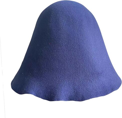 Man Woman 100% Wool Cone Felt Hat Base Sauna Hats Women Fascinator caps DIY hat Accessories in Saudi Arabia