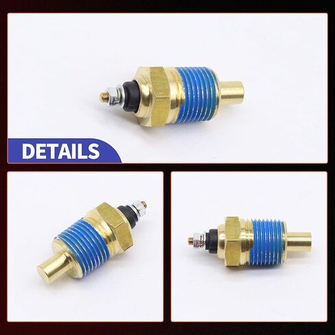 HiSport 1/2'' - 14 NPT Water Temperature Sending Sensor - Compatible with Mercruiser V6 V8 4.3 5.0 5.7 7.4 8.2 350 Replaces 18-5898 171960 in Saudi Arabia