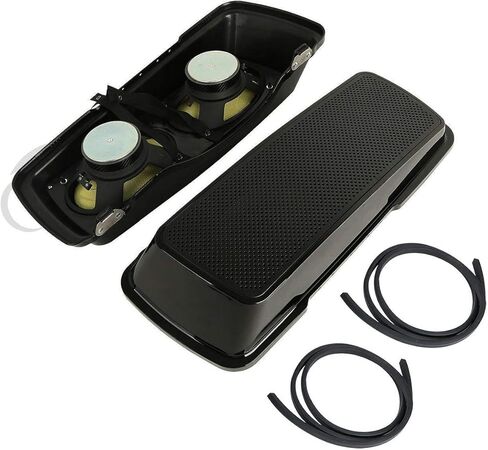 XFMT Motorcycle Saddlebag Lids W/ 6" x 9" Dual Speakers for Harley Touring 1994-2013 Road King Electra Street Road Glide FLHR FLHRC1, FLHS FLHT FLHTC FLHX FLHXSE FLHX FLHTK FLHXS FLTR in Saudi Arabia
