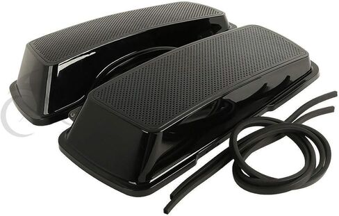 XFMT Motorcycle Saddlebag Lids W/ 6" x 9" Dual Speakers for Harley Touring 1994-2013 Road King Electra Street Road Glide FLHR FLHRC1, FLHS FLHT FLHTC FLHX FLHXSE FLHX FLHTK FLHXS FLTR in Saudi Arabia