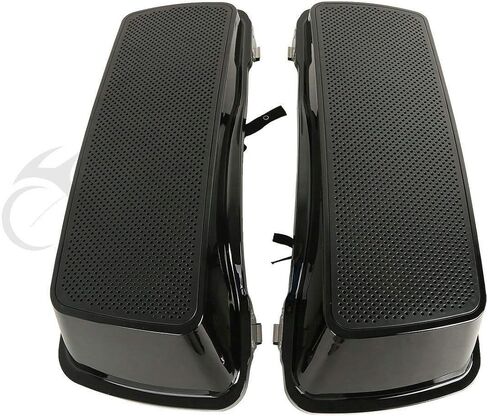 XFMT Motorcycle Saddlebag Lids W/ 6" x 9" Dual Speakers for Harley Touring 1994-2013 Road King Electra Street Road Glide FLHR FLHRC1, FLHS FLHT FLHTC FLHX FLHXSE FLHX FLHTK FLHXS FLTR in Saudi Arabia