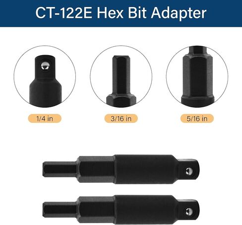 أداة تثبيت مزيل قلب الصمام ومجموعة مفتاح ربط خدمة التدفئة والتهوية وتكييف الهواء، أداة إزالة قلب التدفئة والتهوية وتكييف الهواء مع 1/4 بوصة و5/16 بوصة متوافقة مع SAE، تناسب أنظمة R410A R22 R134a، مجموعة أدوات إصلاح تبريد التيار المتردد in Kuwait