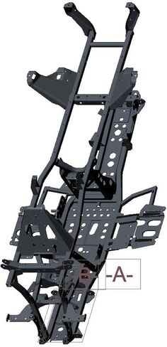 Polaris 1020335-458 Matte Black Main Frame Sportsman EPS Touring SP Limited 570 in Saudi Arabia