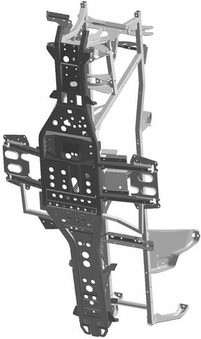 Polaris 1020335-458 Matte Black Main Frame Sportsman EPS Touring SP Limited 570 in Saudi Arabia
