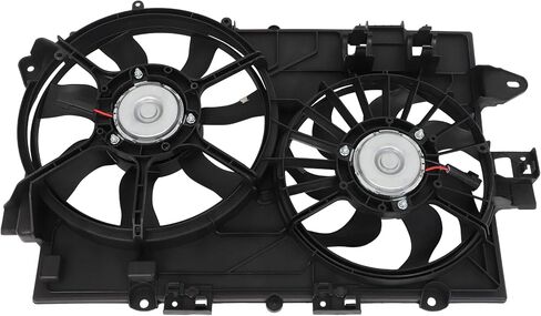 Cooling Fan Assembly Compatible with 2008 for Chevrolet for Equinox 3.6L 2006-2008 for Pontiac for Torrent 3.4L, Black Radiator Fan Direct Fit Replacement for Engine Cooling Fan in Saudi Arabia
